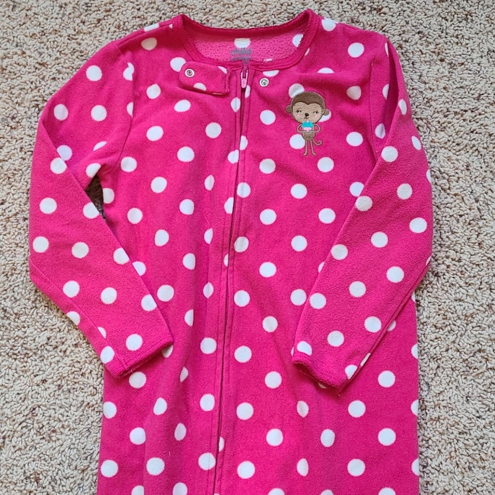 Fleece footy pajamas